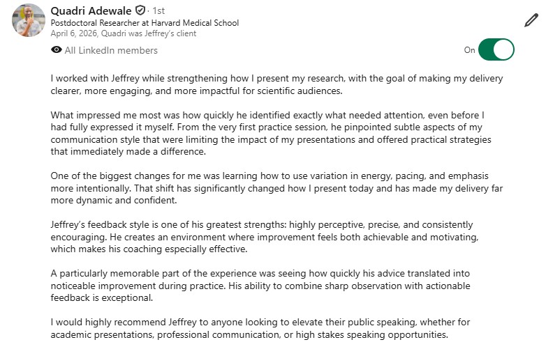 Quadri Adewale — Postdoctoral Researcher, Harvard Medical School